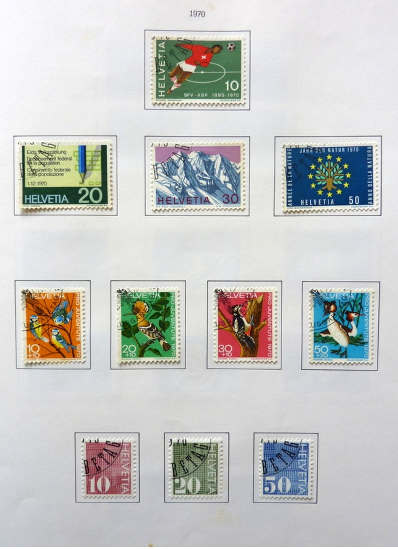 Switzerland/Suisse/Svizzera collection 1958-1989 in Ka-Be album used/gebruikt/oblitere