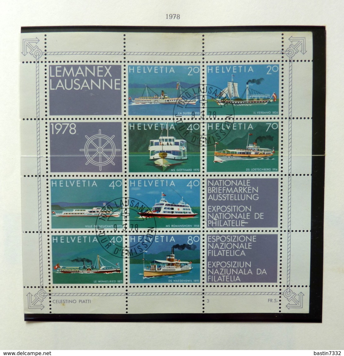 Switzerland/Suisse/Svizzera collection 1958-1989 in Ka-Be album used/gebruikt/oblitere