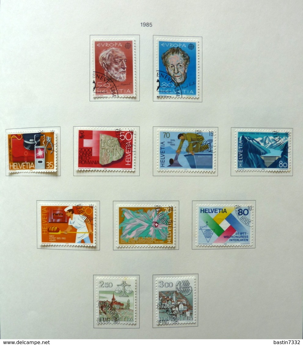 Switzerland/Suisse/Svizzera collection 1958-1989 in Ka-Be album used/gebruikt/oblitere