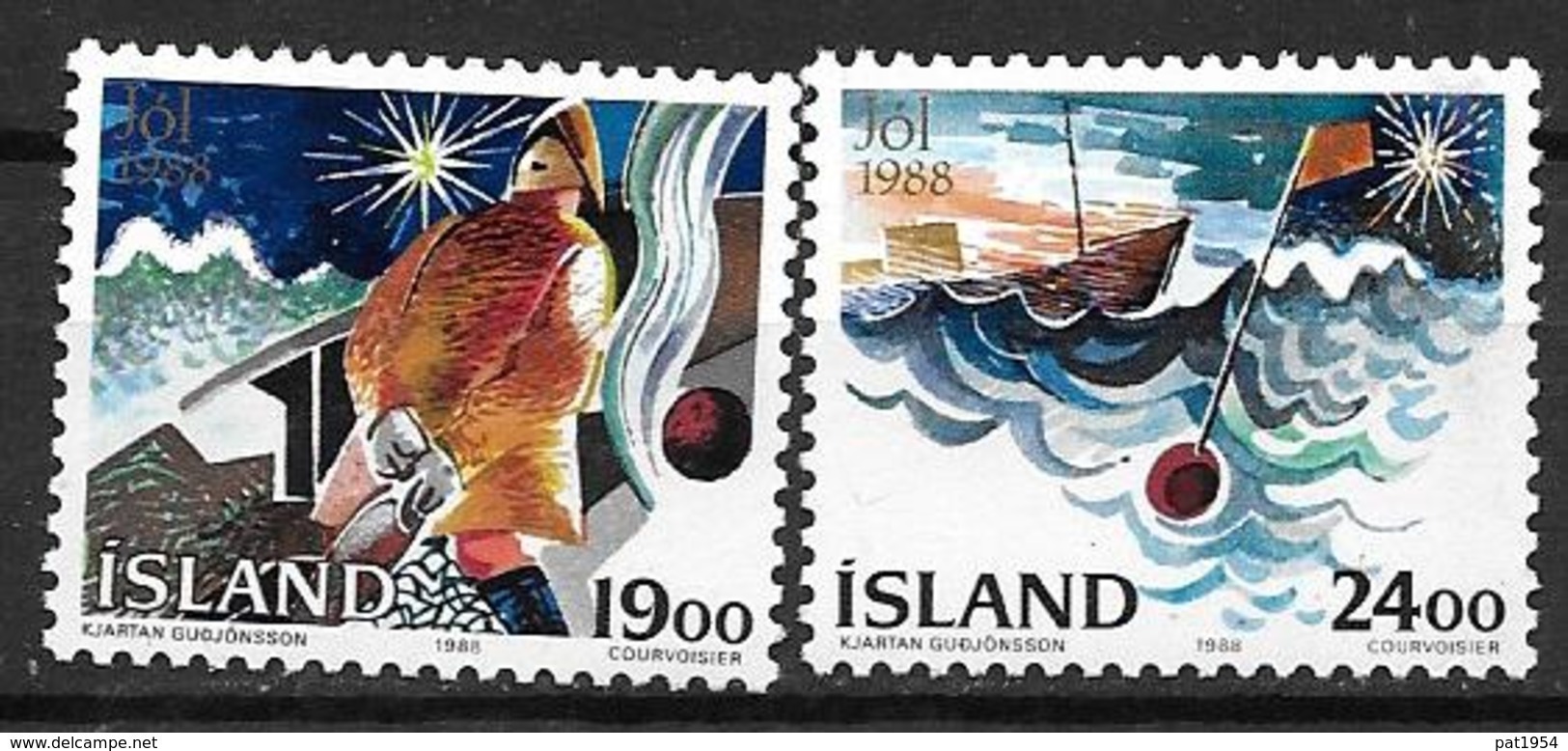 Islande 1988 N° 648/649 Neufs Noël - Unused Stamps