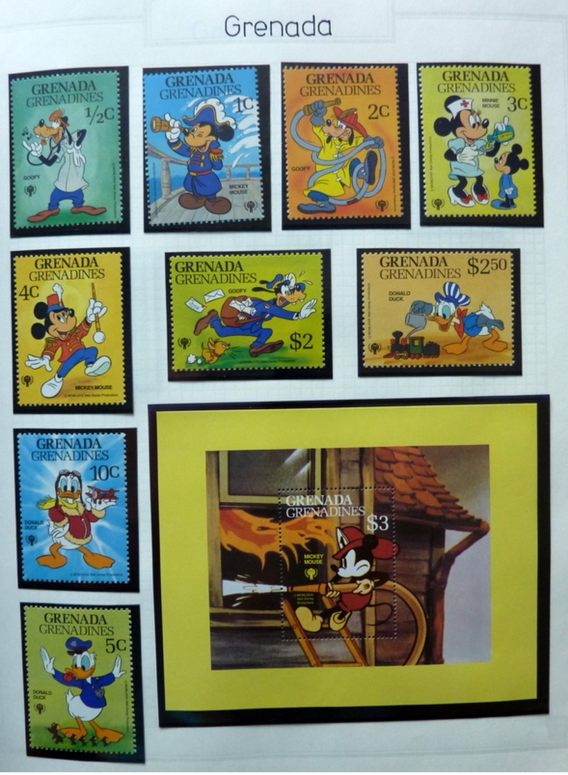 Beautiful collection World,Disney,Thematics,Motiv in Importa binder MNH/Postfris/Neuf sans charniere...TOP QUALITY!!