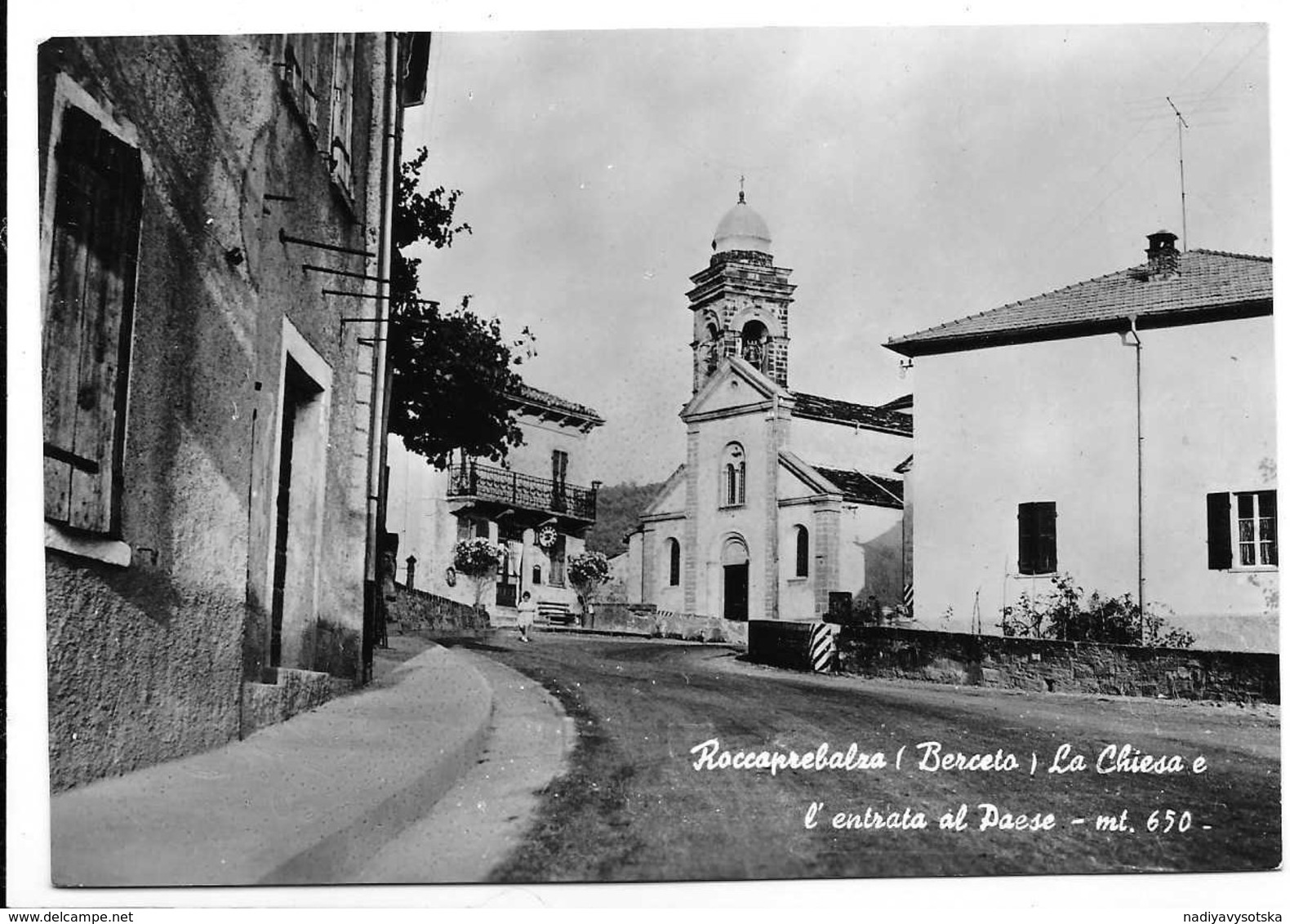 Roccaprebalza Di Berceto (Parma). La Chiesa E L'entrata In Paese. - Parma