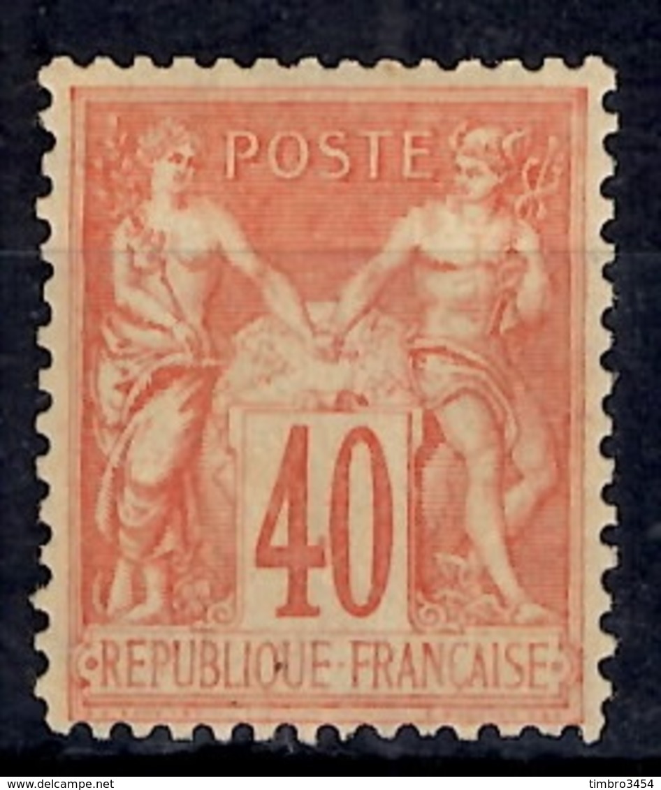 France Sage YT N° 94 Neuf *. Belle Gomme D'origine, Très Frais. A Saisir! - 1876-1898 Sage (Type II)
