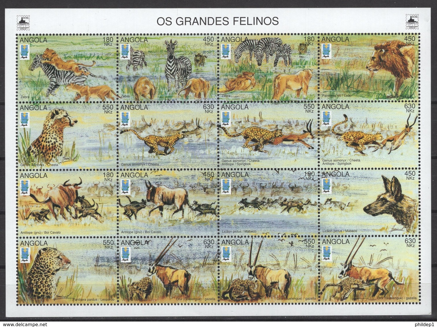 Angola. Y&T 2005: 1031/46. **, MNH, Neuf(s). Cote 2014: 9 € (1£ = 1€) - Angola