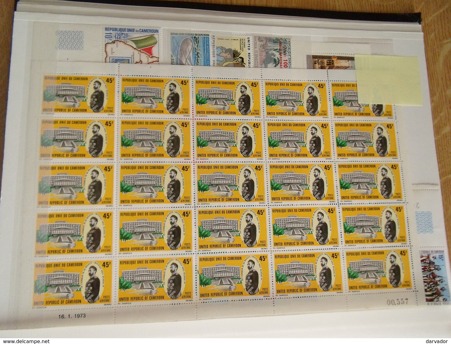 album J / Collection de timbres du CAMEROUN tous neuf ** sans charnière MNH  superbe