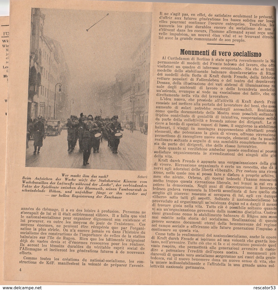 Très Rare Dépliant Touristique Berlin 1939 24 Pages +carte Deuxième Guerre Mondiale - Dépliants Touristiques