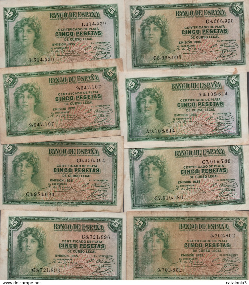 BILLETE ESPAÑA -   1 Peseta 1935  (1 Billete) - [ 5] Uitgaven Van Het Ministerie Van Financiën