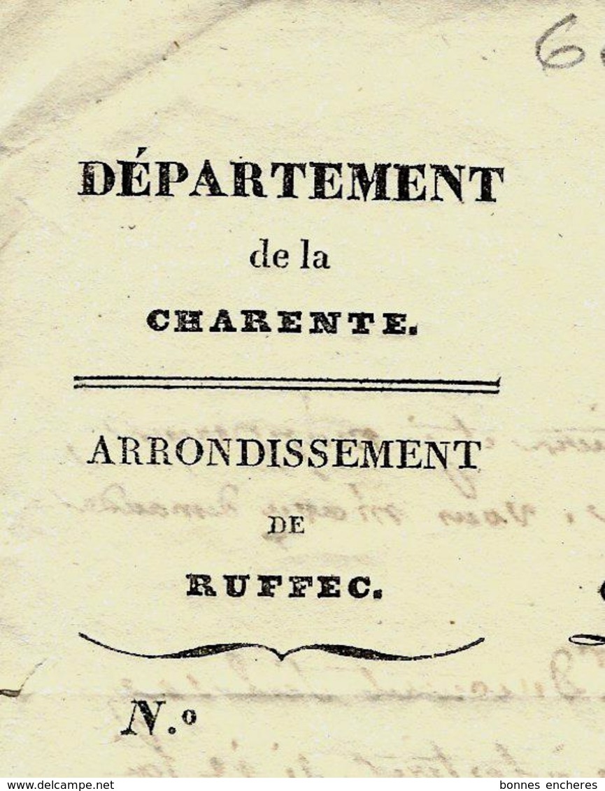1831 LETTRE COMPLETE ET SIGNEE Mansles (Charente) Pour Mr Albert  Fils Angoulème ELECTIONS EVENEMENTS DE JUILLET V.SCANS - Manuscrits