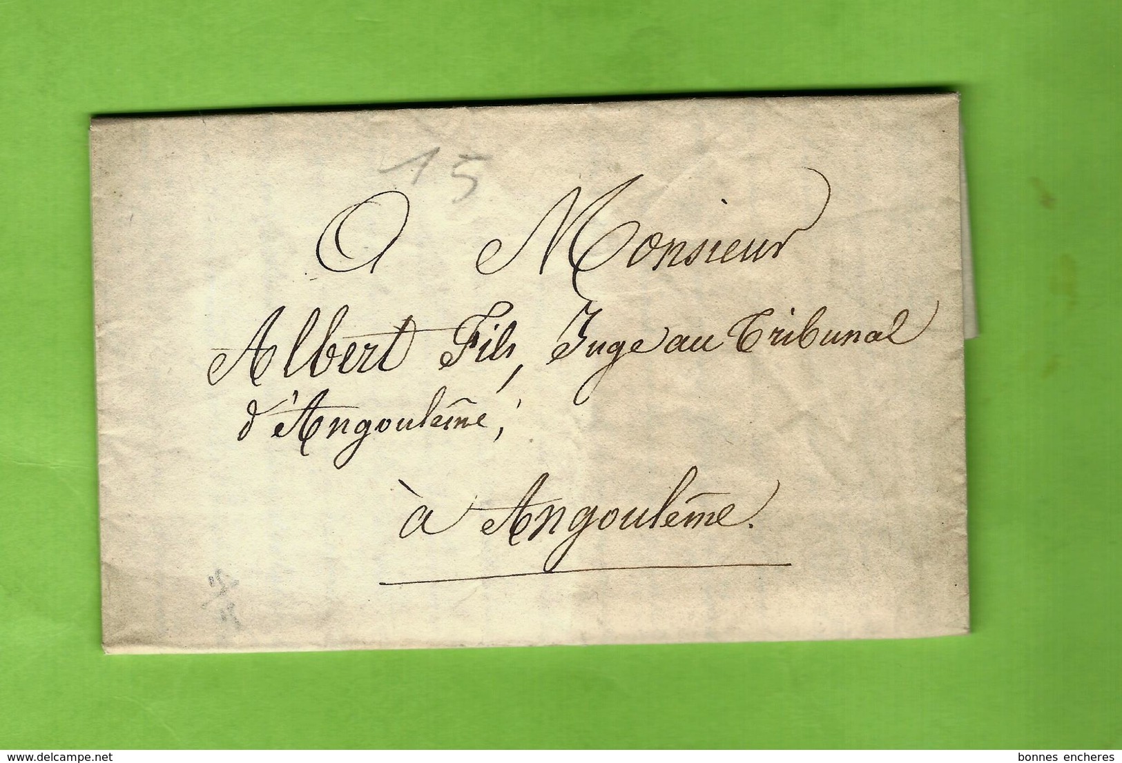 1831 LETTRE COMPLETE ET SIGNEE Mansles (Charente) Pour Mr Albert  Fils Angoulème ELECTIONS EVENEMENTS DE JUILLET V.SCANS - Manuscrits