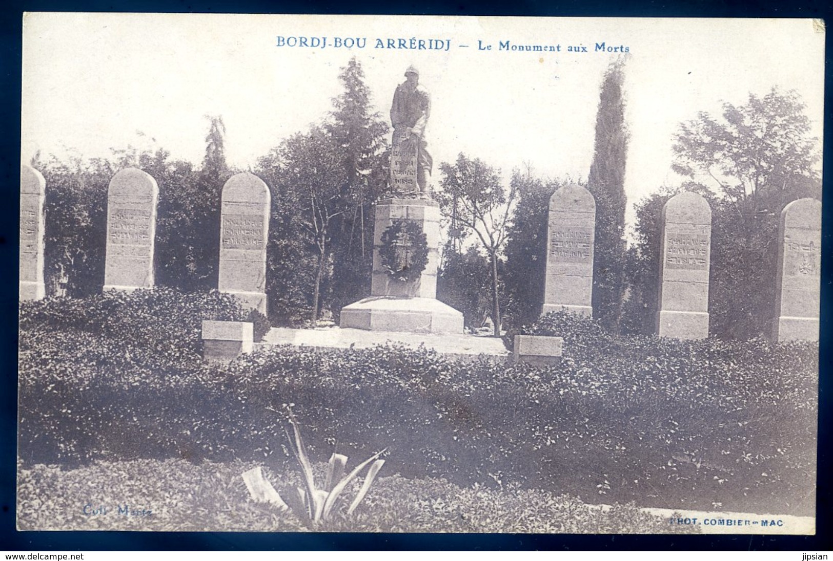 Cpa D' Algérie Bordj Bou Arréridj  Le Monument Aux Morts    SEPT18-45 - Altri & Non Classificati