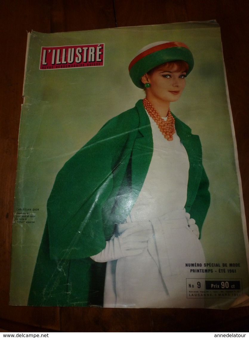 1961 Corbiron Le Clochard De Neufchâtel (Suisse),vit Dans Une Vieille Voiture Depuis 1937;Spécial-Mode Printemps-Été;etc - Moda