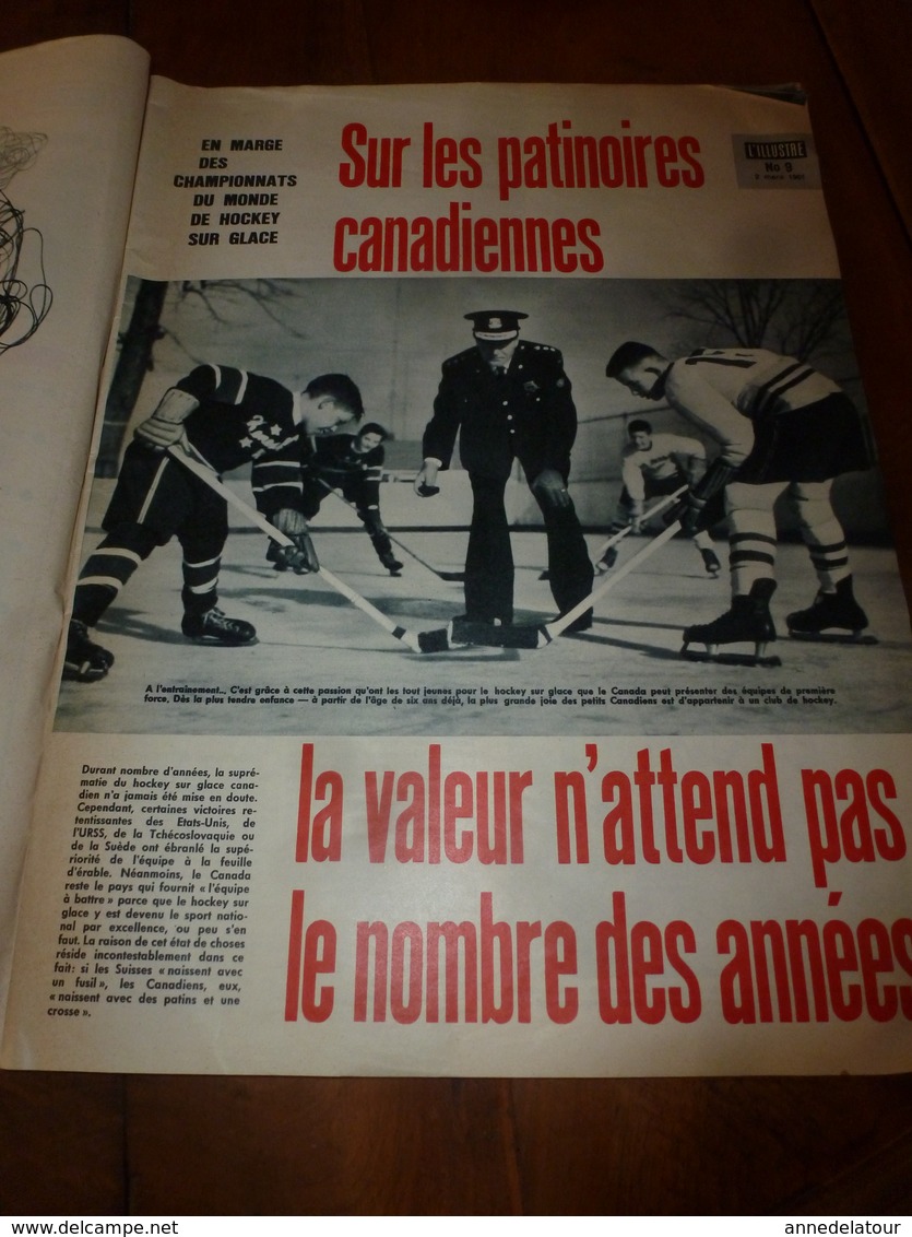 1961 Corbiron le clochard de Neufchâtel (Suisse),vit dans une vieille voiture depuis 1937;Spécial-Mode Printemps-Été;etc