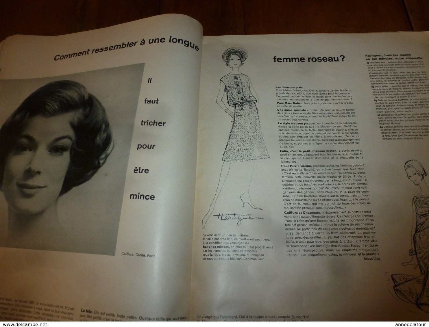 1961 Corbiron le clochard de Neufchâtel (Suisse),vit dans une vieille voiture depuis 1937;Spécial-Mode Printemps-Été;etc