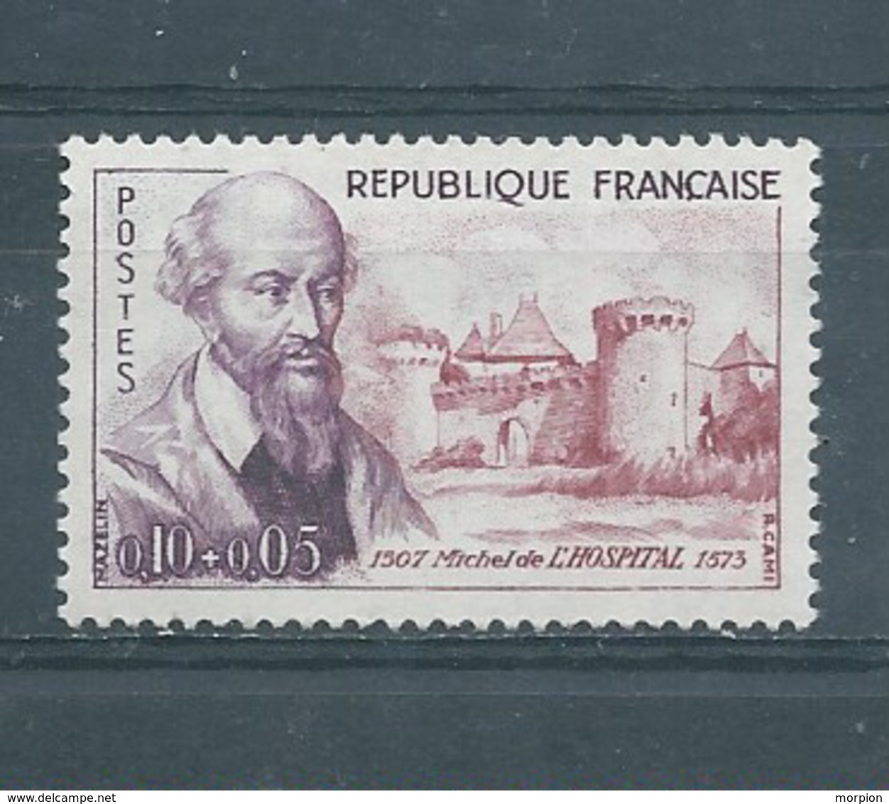 FRANCE -  Yvert  N° 1257 **  Michel De L'HOSPITAL - Unused Stamps