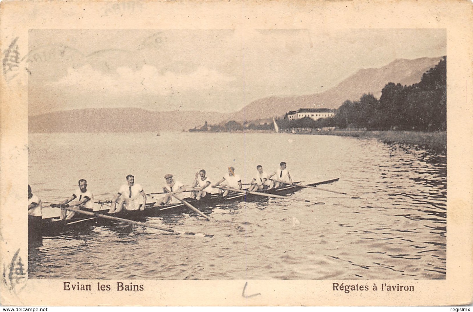 74-EVIAN LES BAINS-REGATES A L AVIRON-N°510-A/0161 - Evian-les-Bains