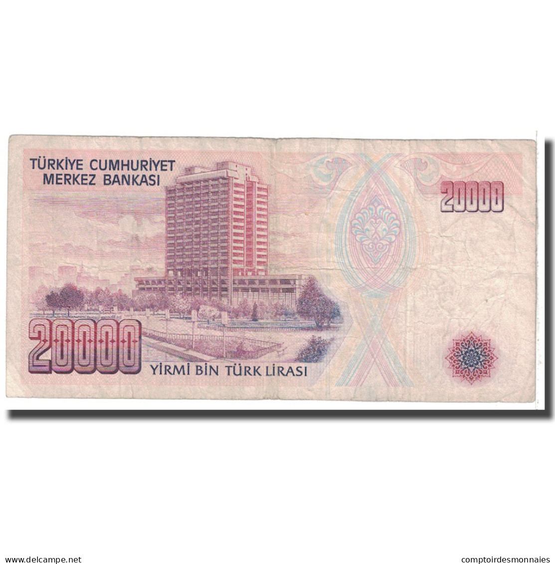 Billet, Turquie, 20,000 Lira, 1988, KM:201, B - Turquie