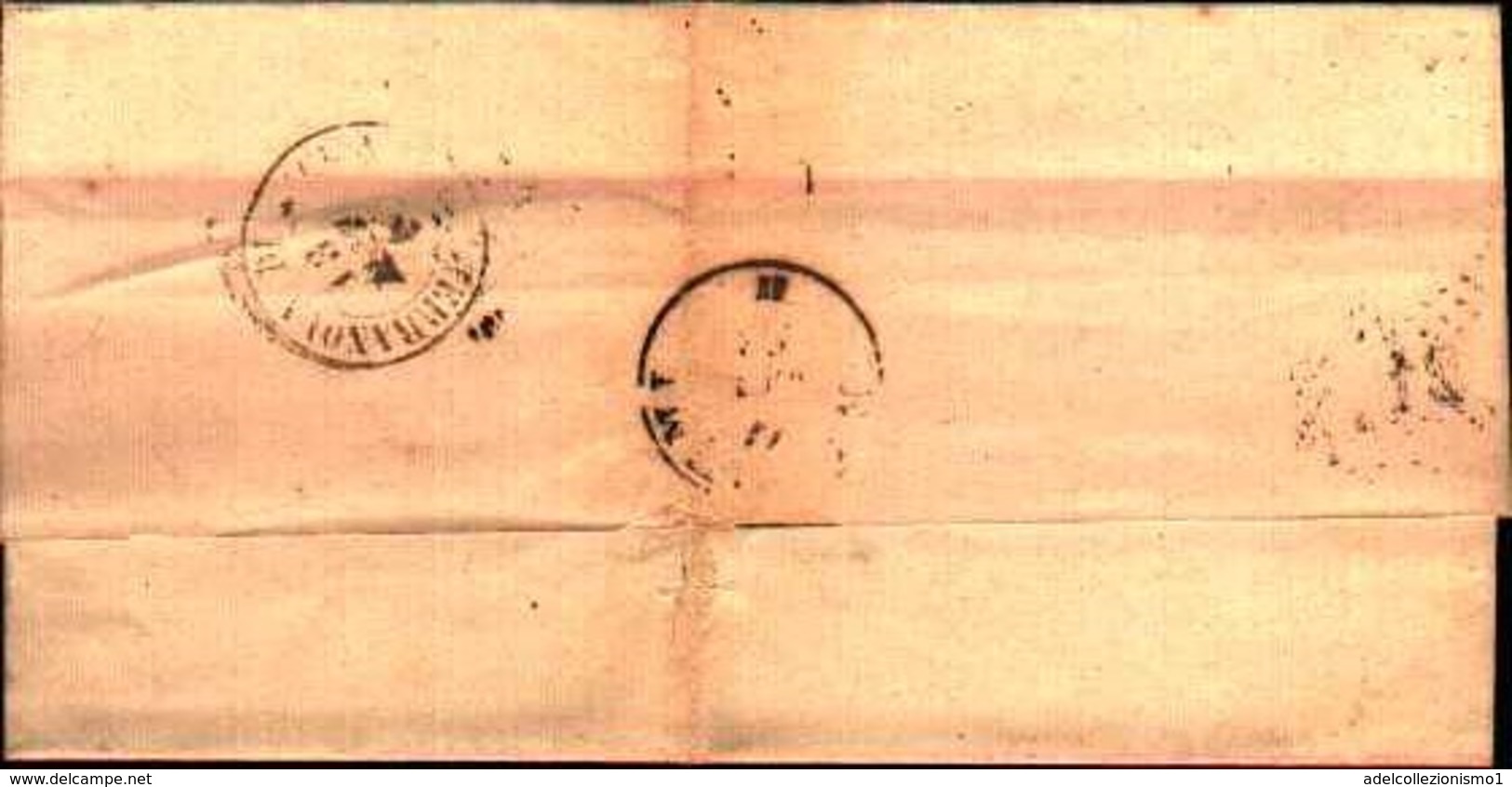 72764)  LETTERA CON 20C. SU 15C. EFFIGE DEL RE 3° TIPO DA  PALERMO A NISCEMI  IL 11-5-1866 - Storia Postale