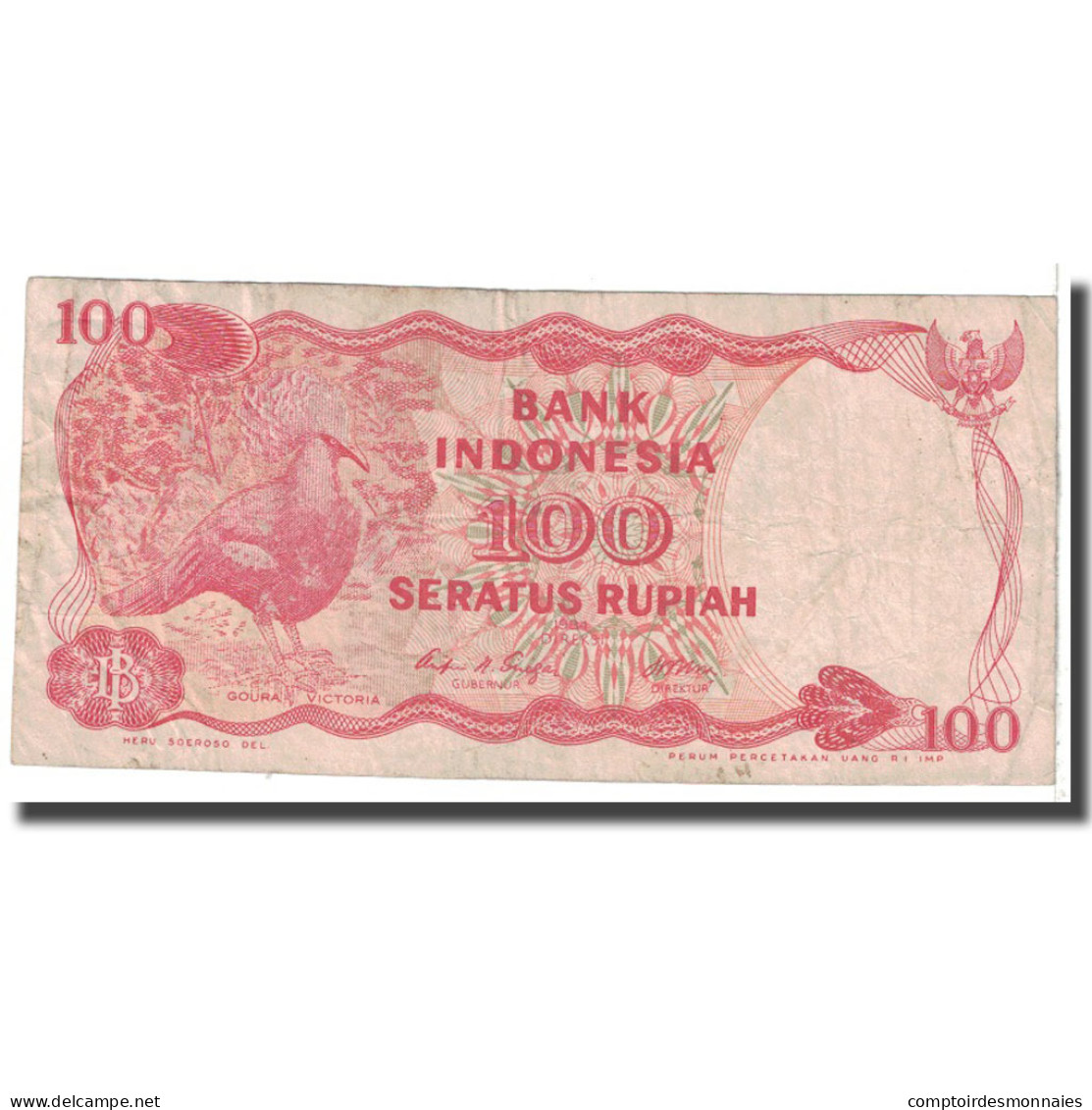 Indonésie, 100 Rupiah, 1984, KM:122b, B - Indonésie