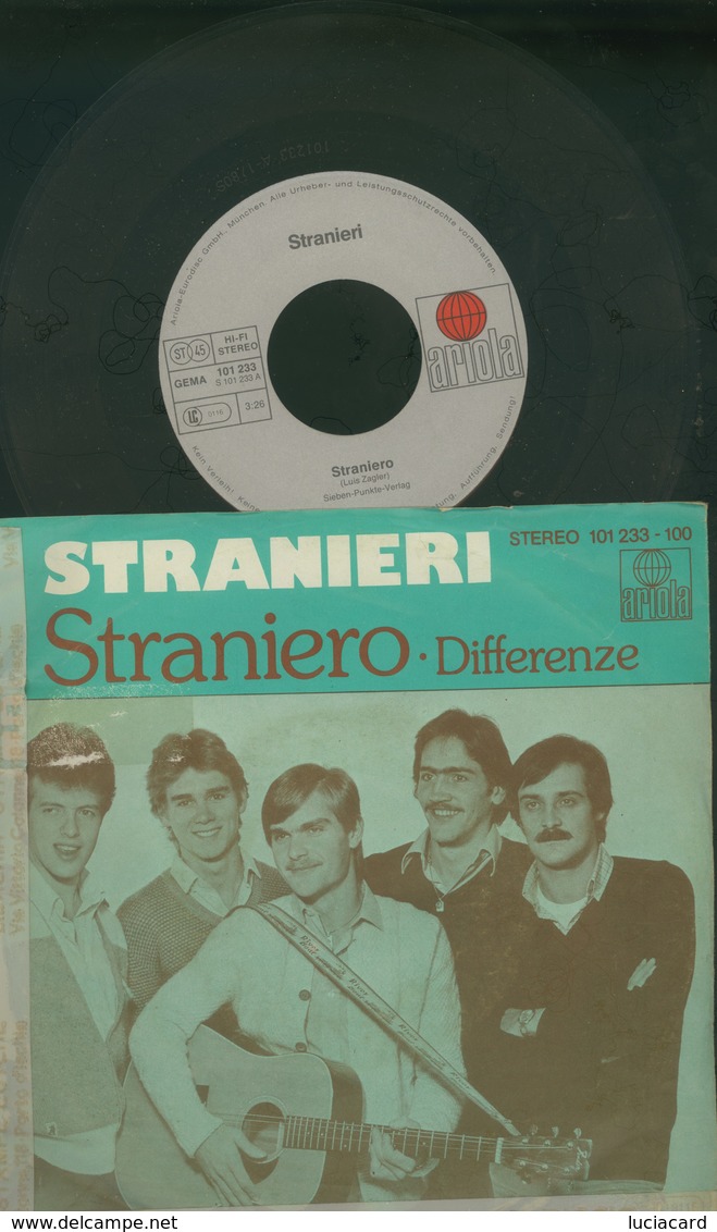 STRANIERI -STRANIERO -DIFFERENZE -DISCO VINILE 45 GIRI 7" - Altri - Musica Italiana