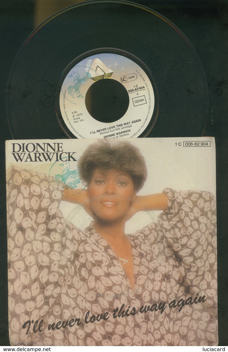 DIONNE WARWICK -I' LL NEVER LOVE THIS WAY AGAIN -DISCO VINILE 1979 - Altri - Inglese