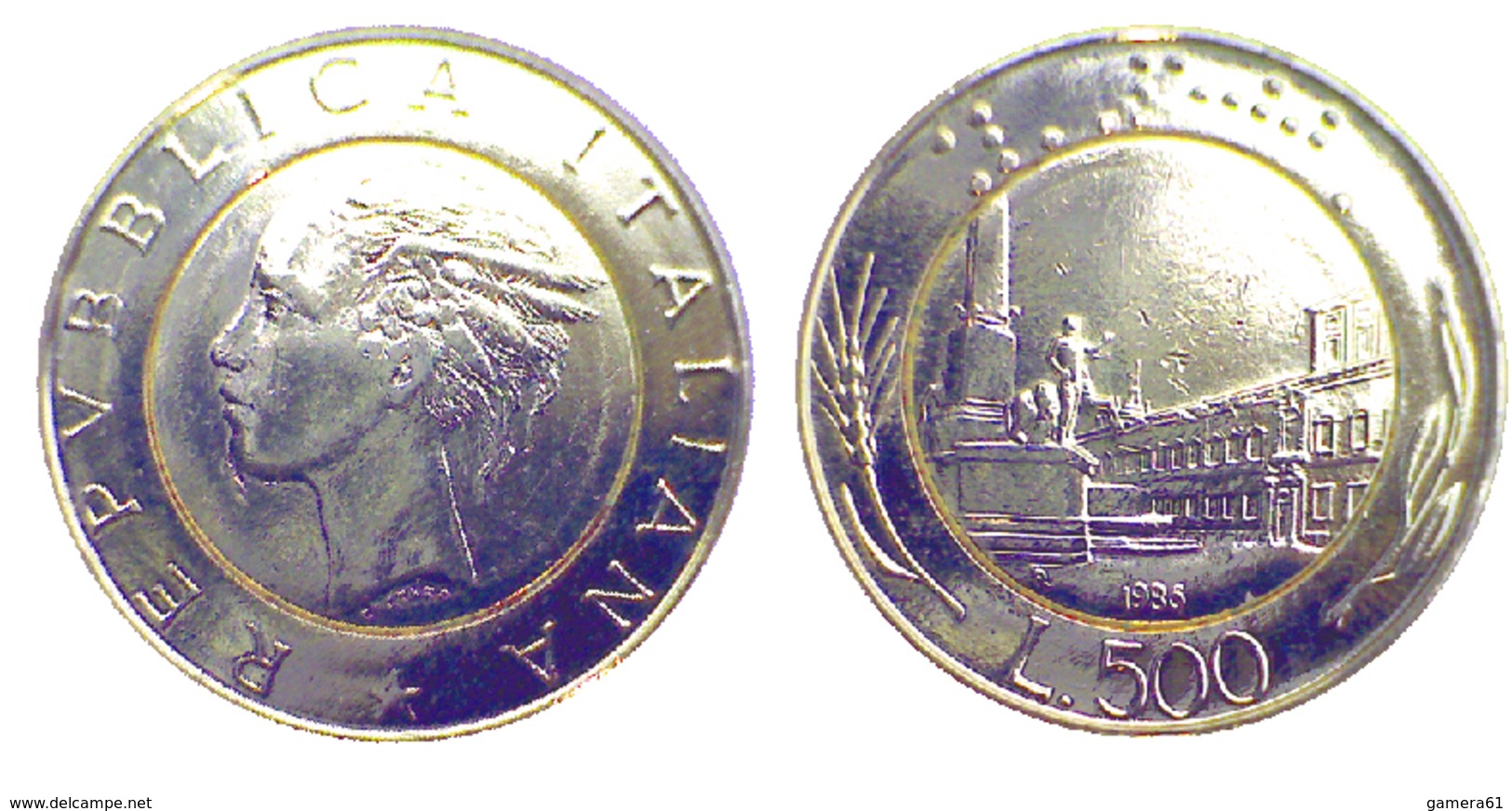 00451 GETTONE TOKEN JETON REPRO COIN ITALY 500 LIRE - Autres & Non Classés