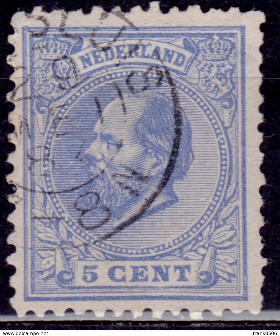 Netherlands, 1872, King William III, 5c, Sc#23, Used - Used Stamps