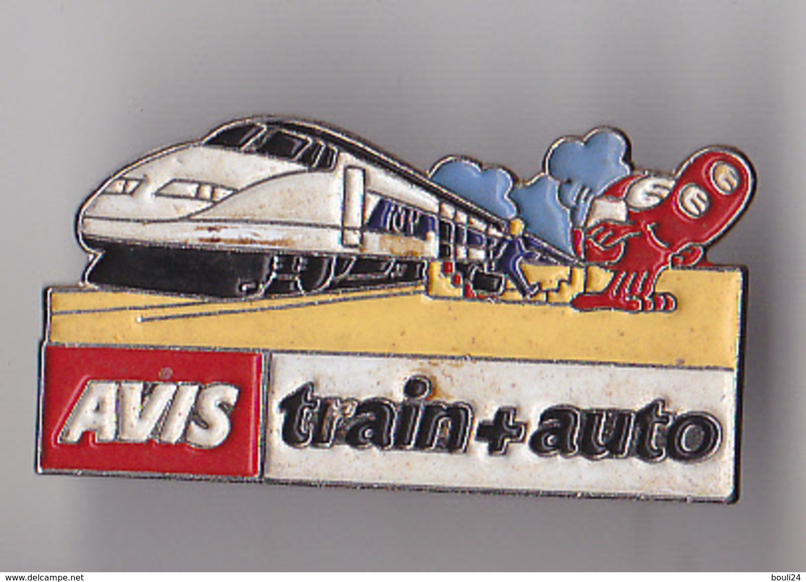 PIN'S THEME TGV  PUB  AVIS  TRAIN  AUTO - TGV