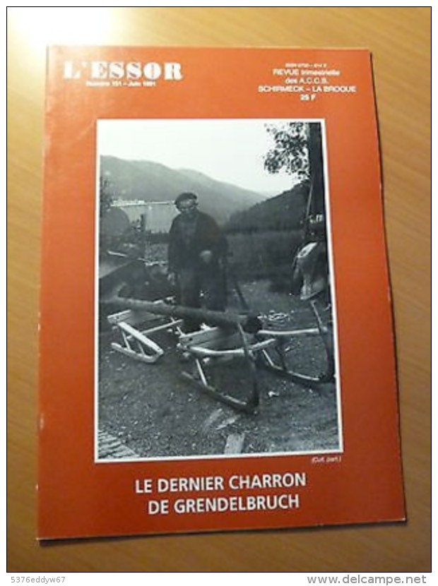 L'ESSOR-Alsace-Schirmeck-Bruche-Dernier Charron De Grendelbruch-Emblèmes Métiers - 1901-1940