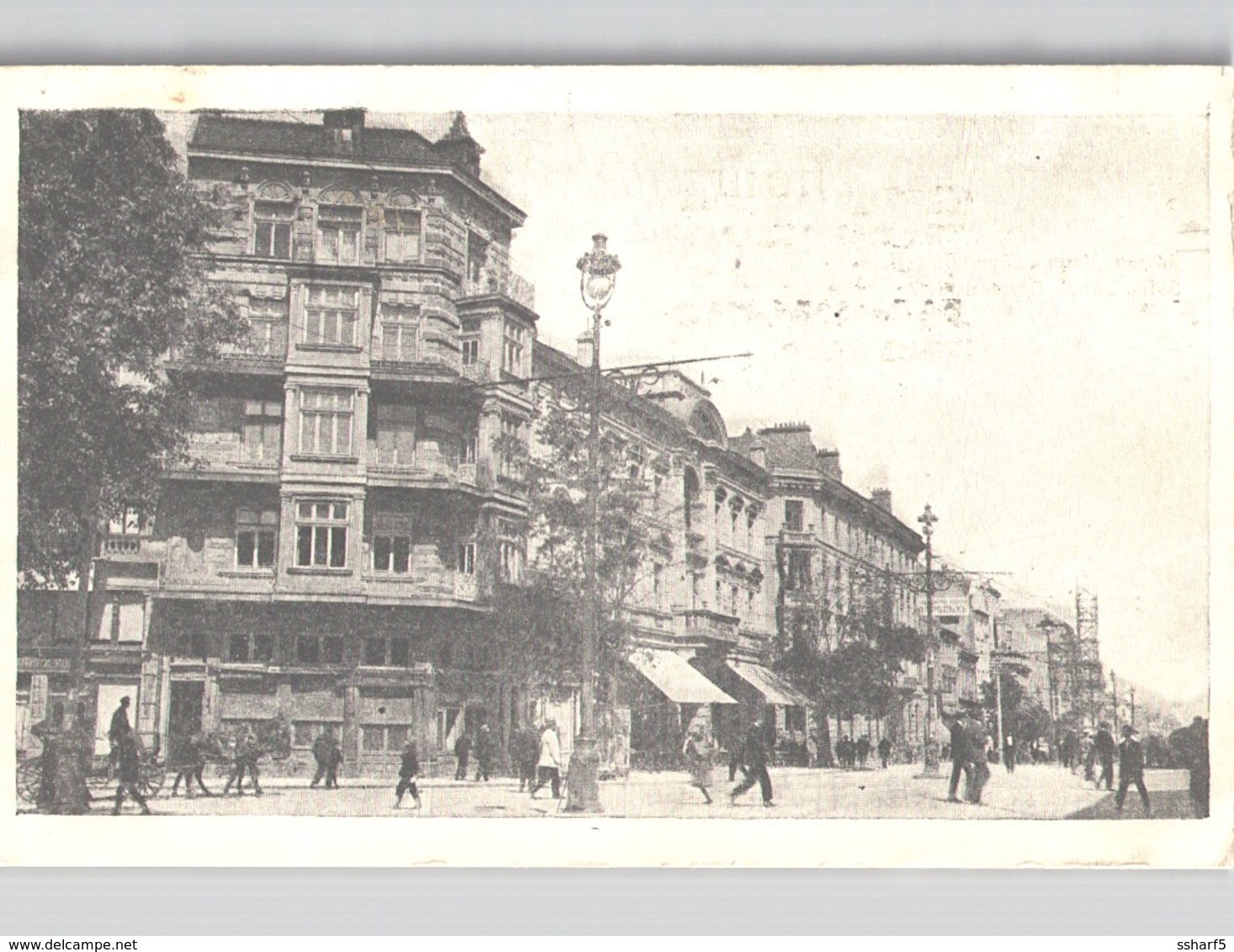 SOFIA 1924 Boul. Dondoucoff Street Life + Real Photo Snow Winter In Front Of Union Palace Hôtel (2 Postcards) - Bulgarien