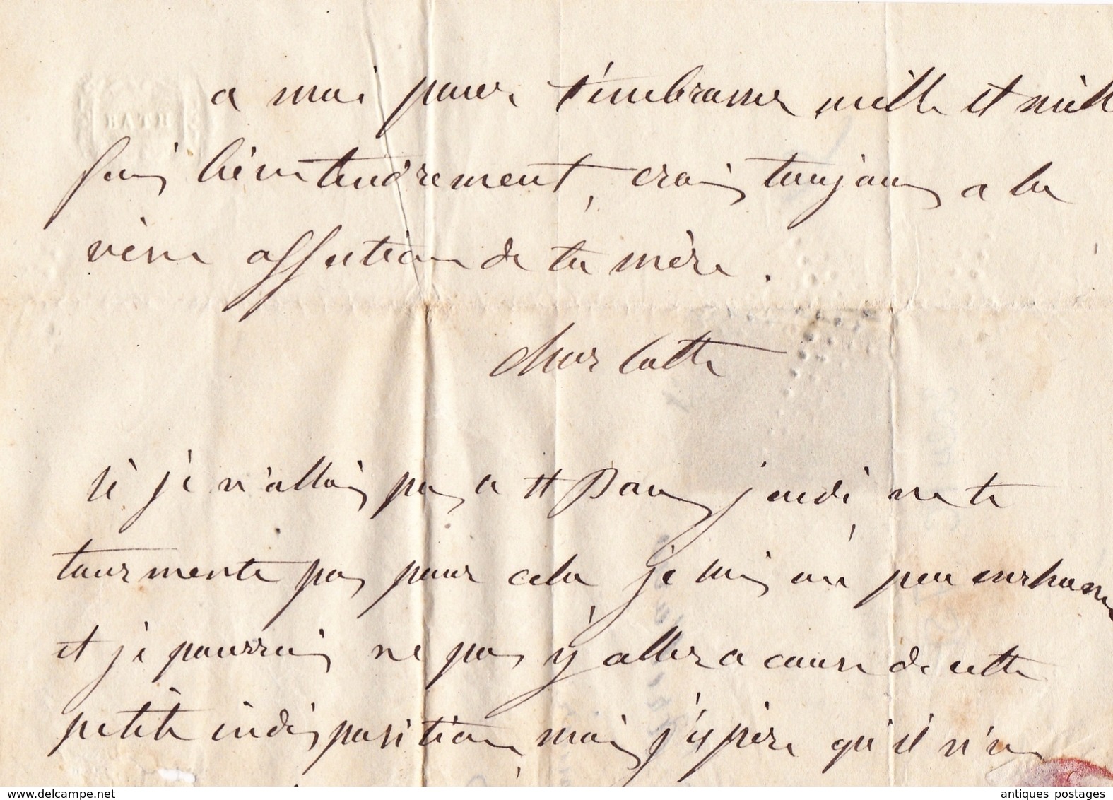 Lettre Saint Chinian 1855 Hérault Saint Pons Batté Avec Correspondance Napoléon III 20 Centimes