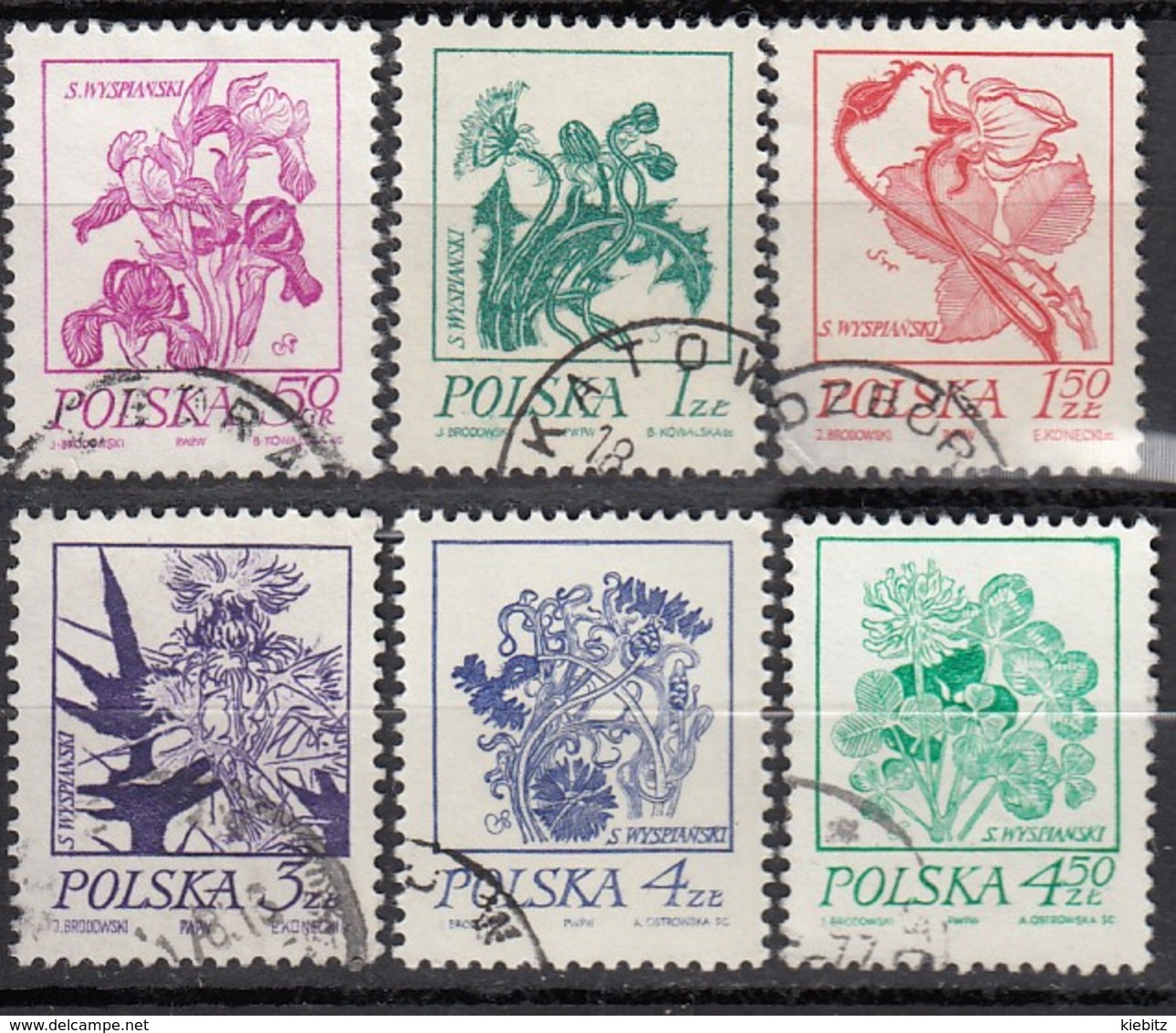 POLEN  1974 - MiNr: 2296-2301  Komplett Used - Used Stamps