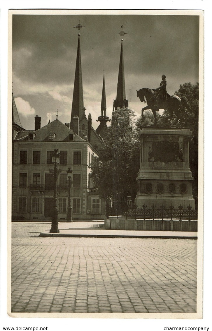 Carte Photo - Luxembourg - Place Guillaume - 2 Scans - Luxemburg - Stad