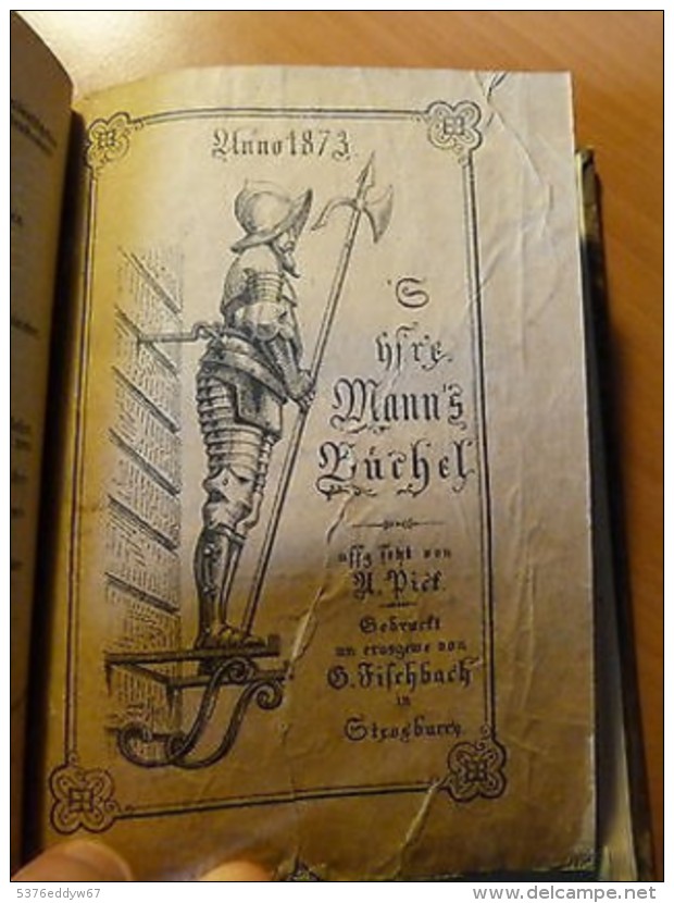 Gedichte Von Daniel Hirtz-D'r Ys're Manns Büchel-Alsace-Dialecte-Strasbourg.... - 1901-1940