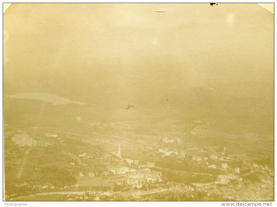 France Lourdes Panorama Ancienne Stereo Photo Amateur 1900 - Photos Stéréoscopiques