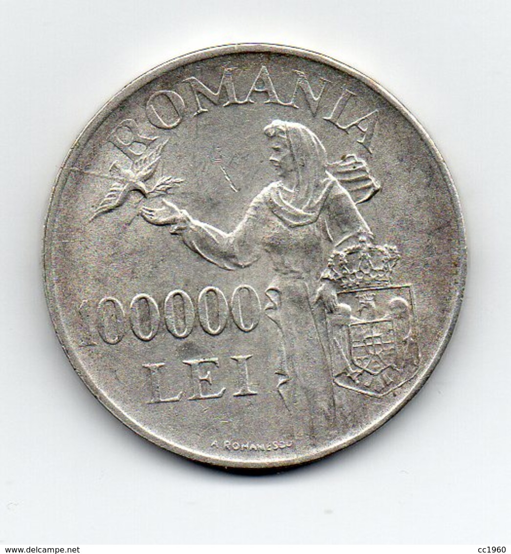 Romania - 1946 - 100.000 Lei - Mihai I° - Argento - (MW1613) - Romania