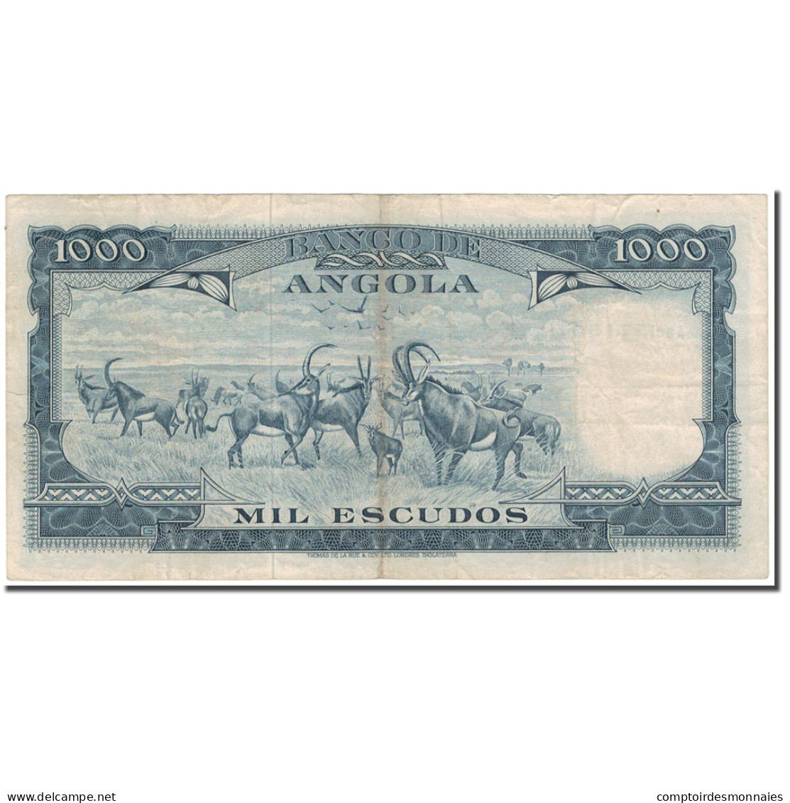 Billet, Angola, 1000 Escudos, 1970-06-10, KM:98, TB+ - Angola