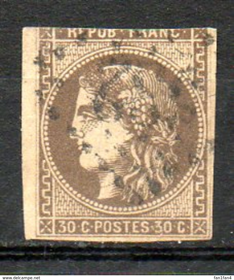 FRANCE - 1870-71 - Emission De Bordeaux - N° 47 - 30c. Brun - 1870 Emission De Bordeaux