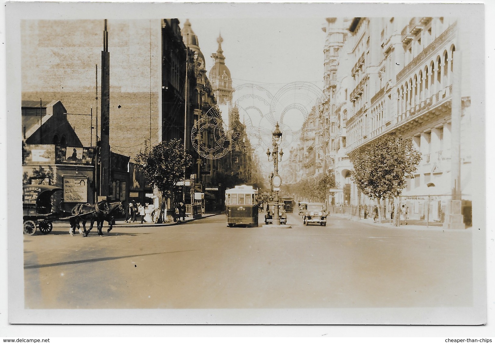 Buenos Aires - Avenida Del Mayo - Photographic Card - Argentina