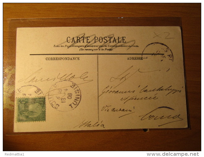 CARTOLINA TUNIS  1908    - D 2862 - Tunisia