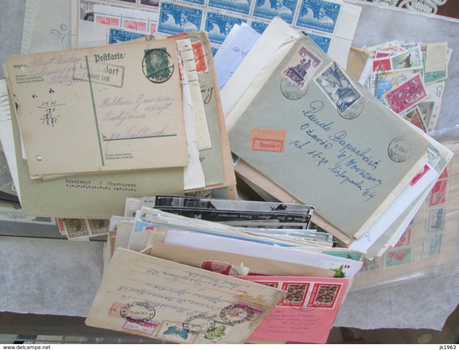 BIG LOT, 250+ COVERS, POSTCARDS AND OTHER; 3-3500+WORLDWIDE STAMPS, AND OTHER, SEE 57 PHOTOS - Kilowaar (min. 1000 Zegels)