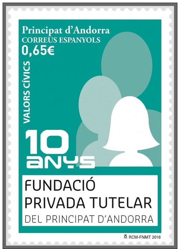 H01 Andorra 2018 Fundacio Privada Tutelar MNH ** Postfrisch - Neufs