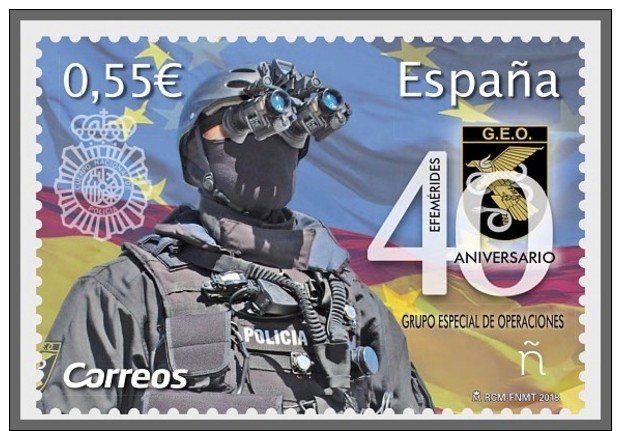 H01 Spain 2018 Special Armed Forces MNH ** Postfrisch - Unused Stamps