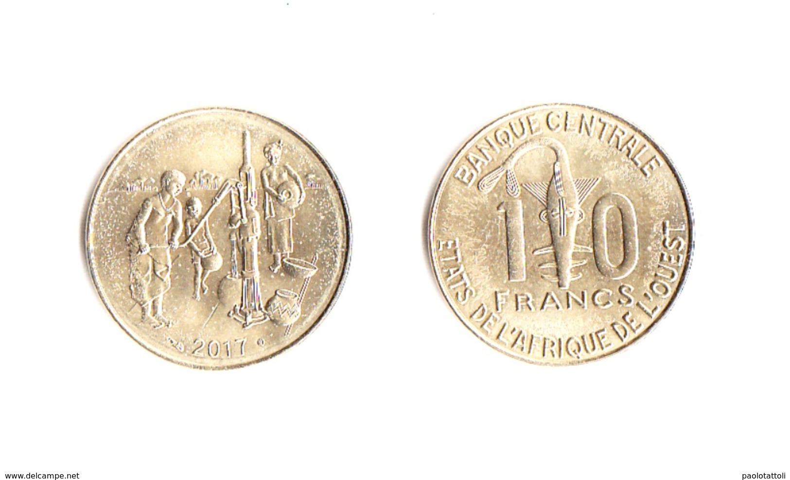 Etats De L'afrique De L'ouest, Banque Centrale- 2017- Two Coins By 10Francs- - Senegal