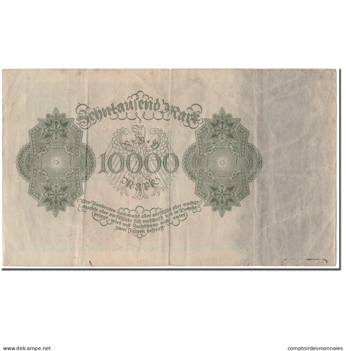 Billet, Allemagne, 10,000 Mark, 1922-01-19, KM:71, TTB - 10.000 Mark