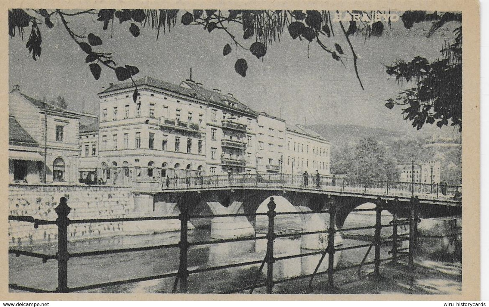 AK 0059  Sarajevo - Motiv Um 1920-30 - Bosnien-Herzegowina