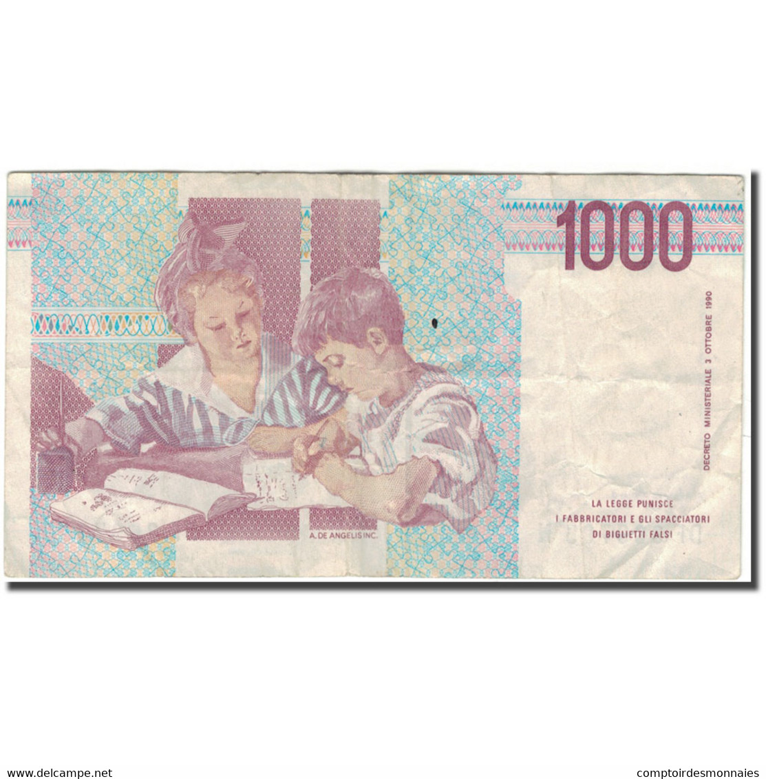 Billet, Italie, 1000 Lire, 1982-01-06, KM:109a, SPL - 1000 Lire