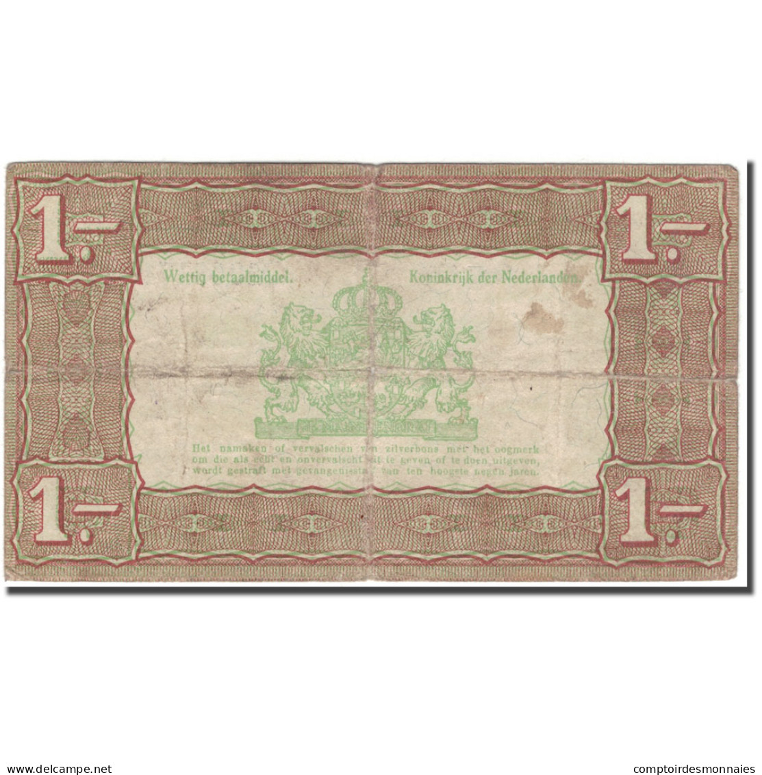 Billet, Pays-Bas, 1 Gulden, 1938-10-01, KM:61, TB - 1 Gulde