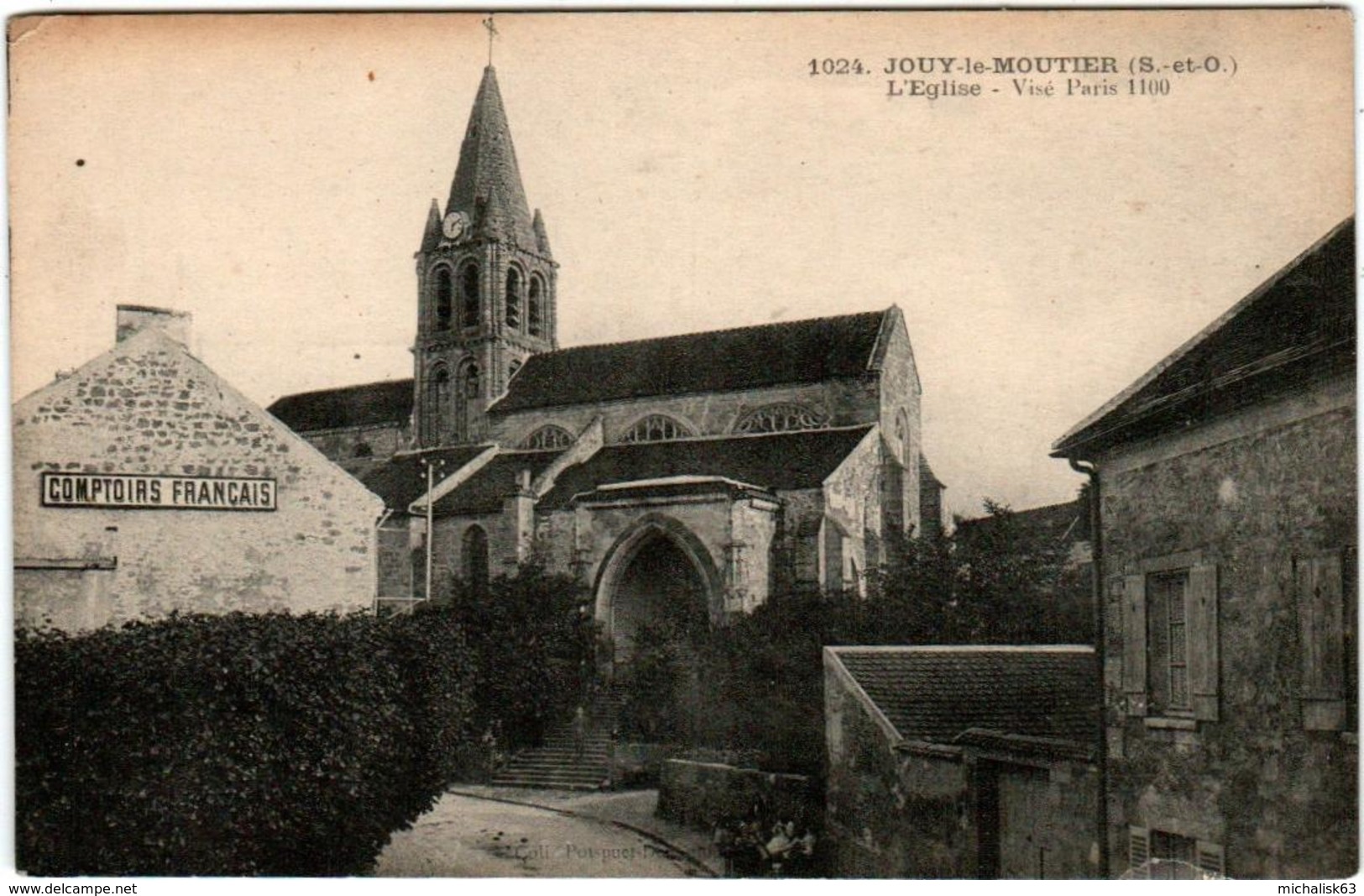 3FY 136 CPA - JOUY LE MOUTIER - L'EGLISE - Jouy Le Moutier