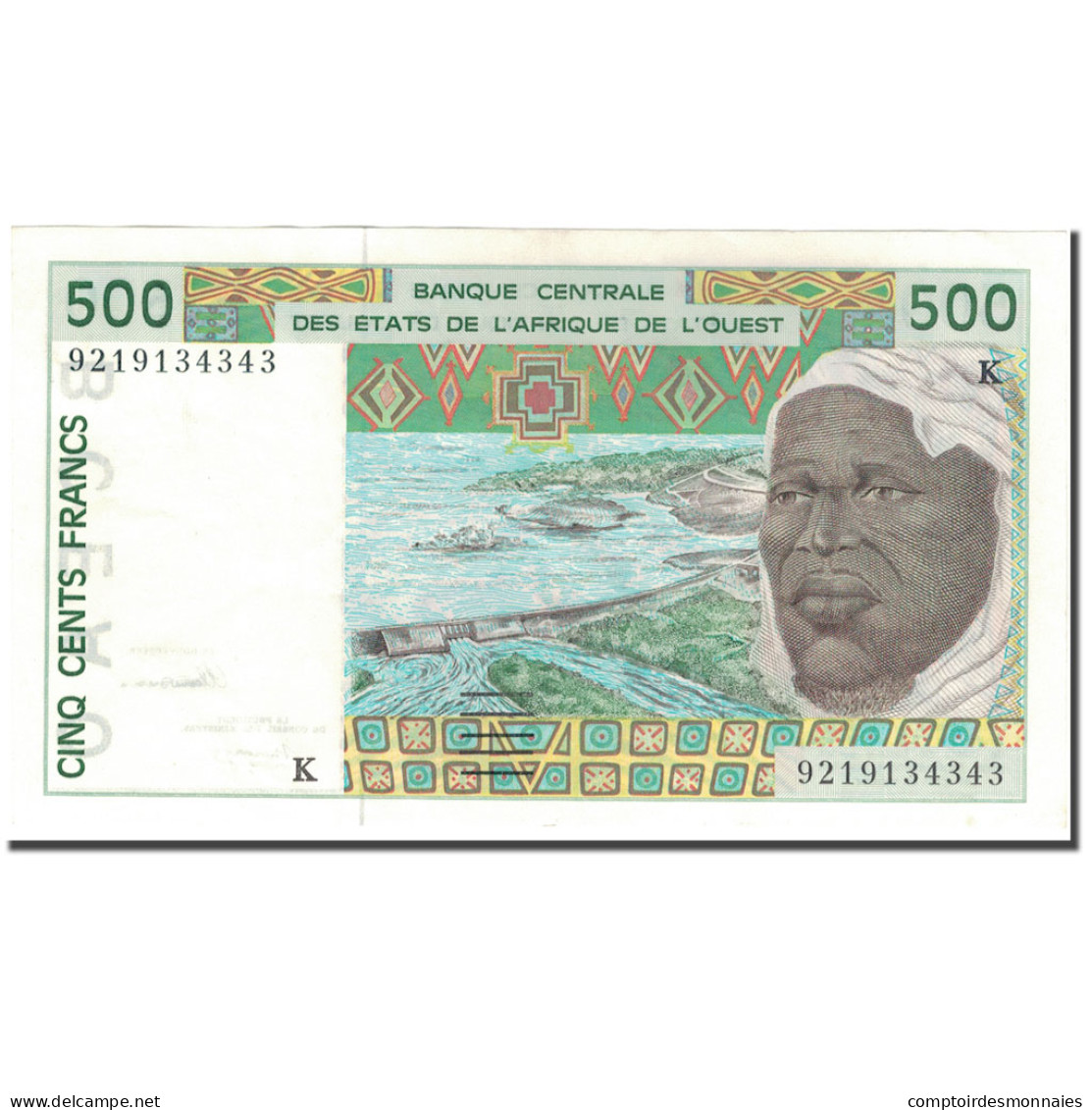 Billet, West African States, 500 Francs, KM:710Kb, SUP - Westafrikanischer Staaten