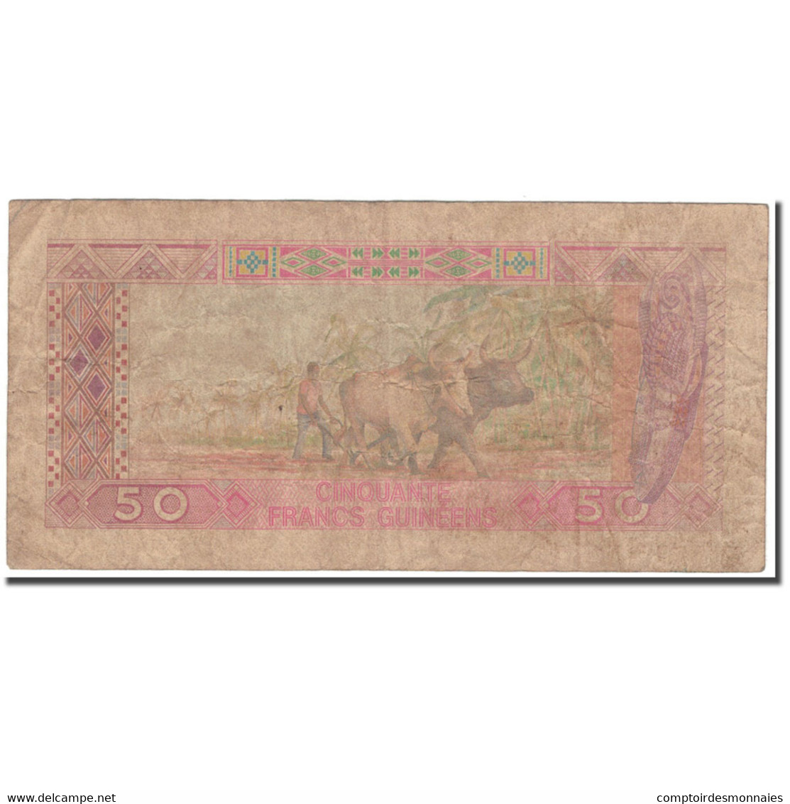 Billet, Guinea, 50 Francs, 1960-03-01, KM:29a, B+ - Guinea